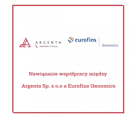 Nawiązanie współpracy między Argenta Sp. z o.o  a Eurofins Genomics