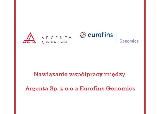 Nawiązanie współpracy między Argenta Sp. z o.o  a Eurofins Genomics