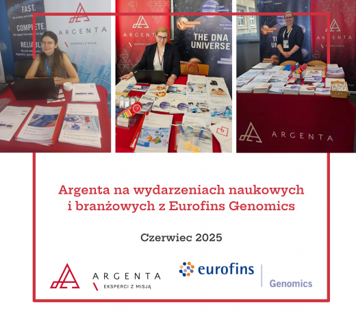 Argenta na wydarzeniach naukowych i branżowych z Eurofins Genomics
