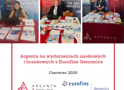 Argenta na wydarzeniach naukowych i branżowych z Eurofins Genomics