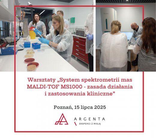 Warsztaty „System spektrometrii mas MALDI-TOF MS1000 - zasada działania i zastosowania kliniczne”