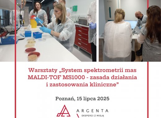 Warsztaty „System spektrometrii mas MALDI-TOF MS1000 - zasada działania i zastosowania kliniczne”