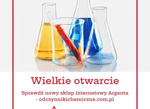 Nowy sklep internetowy Argenta z odczynnikami chemicznymi już otwarty!