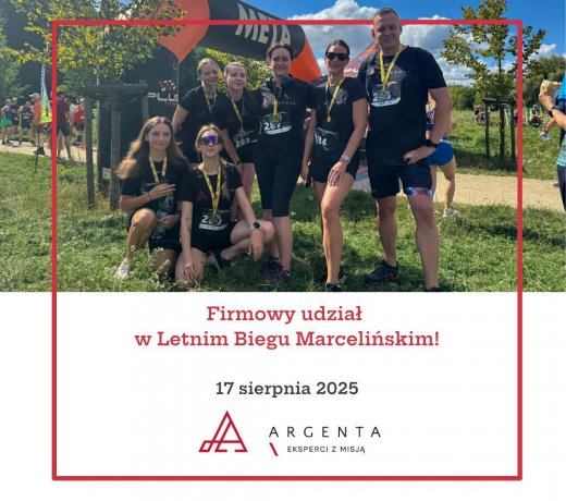 Argenta na Letnim Biegu Marcelińskim