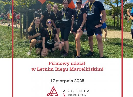 Argenta na Letnim Biegu Marcelińskim