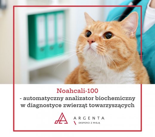 Noahcali-100 - automatyczny analizator biochemiczny w diagnostyce zwierząt towarzyszących