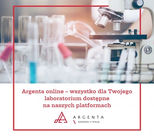 Argenta online – wszystko dla Twojego laboratorium dostępne na naszych platformach